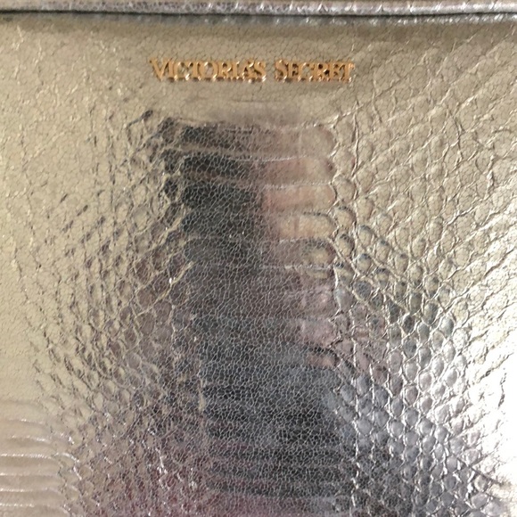 Victoria Secret Silver purse with metal strap! ** - Picture 2 of 8